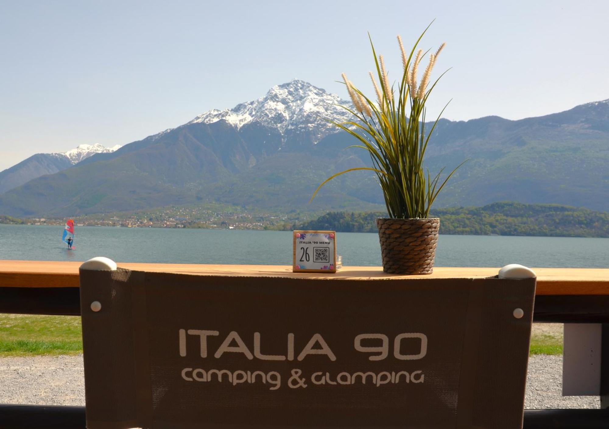 Camping Italia 90 Caravans Домазо Екстер'єр фото